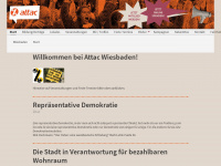 attac-wiesbaden.de Webseite Vorschau