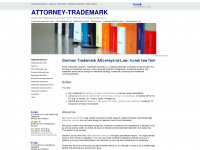 attorney-trademark.de Webseite Vorschau