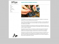 atype.ch Webseite Vorschau