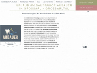 aubauernhof.at Webseite Vorschau