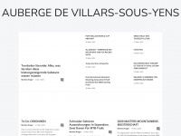 auberge-villars-sous-yens.ch Webseite Vorschau
