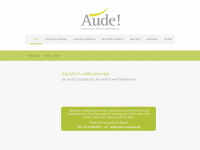 aude-counseling.de Webseite Vorschau