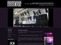 audiolight.at Webseite Vorschau