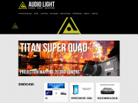 audiolight.ch Webseite Vorschau