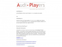 audioplayers.de Webseite Vorschau