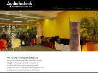 audiotechnik.ch Webseite Vorschau