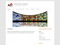 audiovideoconsulting.de Webseite Vorschau