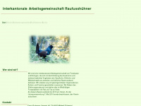 auerhuhn-foerderung.ch Webseite Vorschau