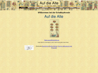 aufdiealte.de Webseite Vorschau