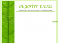 augartenpraxis.at Webseite Vorschau