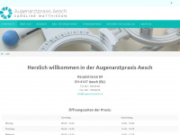 augenarzt-aesch.ch Webseite Vorschau