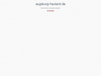 augsburg-hautarzt.de Webseite Vorschau