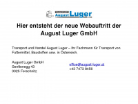 august-luger.at Webseite Vorschau