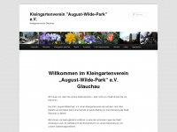 august-wilde-park.de Webseite Vorschau