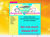 augusta-fahrschule.de Webseite Vorschau