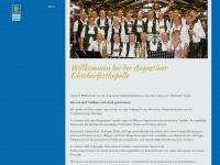 augustiner-festkapelle.de Webseite Vorschau