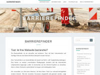 barrierefinder.de Webseite Vorschau