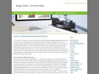 blogger-design.de Webseite Vorschau