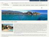 italien-ferienhaus.org Webseite Vorschau