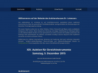auktionshaus-dr-leismann.de Webseite Vorschau