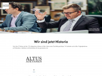 auktionshausaltus.de Webseite Vorschau