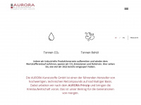 aurora-kunststoffe.de Webseite Vorschau
