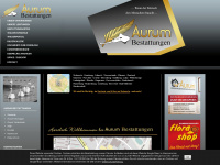 aurum-bestattungen.de Webseite Vorschau