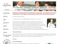 ausbildung-tierphysiotherapeut.de Webseite Vorschau