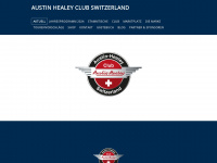 austin-healey-club.ch Webseite Vorschau