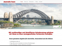 australia-tours.ch Webseite Vorschau