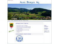 auto-berger-ag.ch Webseite Vorschau