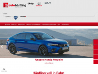 auto-haenfling.at Webseite Vorschau