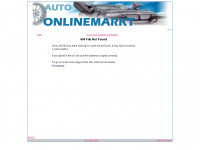 auto-onlinemarkt.at Webseite Vorschau