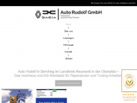 auto-rudolf.de Webseite Vorschau