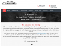 auto-winter.ch Webseite Vorschau