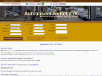 autoankauf-nettetal.de Webseite Vorschau