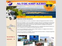 autocamp-kroatien.de Webseite Vorschau