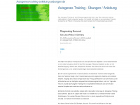 autogenes-training-anleitung-uebungen.de Webseite Vorschau