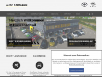 autogermann.ch Webseite Vorschau