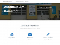 autohaus-am-kaiserhof.de Webseite Vorschau