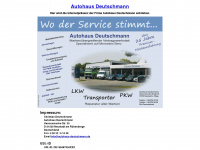 autohaus-deutschmann.de Webseite Vorschau