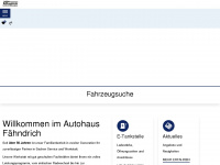 autohaus-faehndrich.de Webseite Vorschau