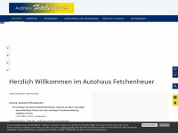 autohaus-fetchenheuer.de Webseite Vorschau