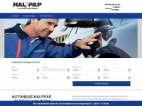 autohaus-halfpap.de Webseite Vorschau