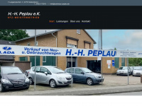 autohaus-peplau.de Webseite Vorschau