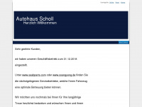 autohaus-scholl.de Webseite Vorschau