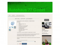 autohaus77.jimdo.com Webseite Vorschau