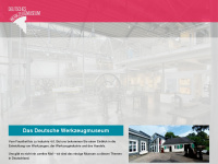 werkzeugmuseum.org Webseite Vorschau
