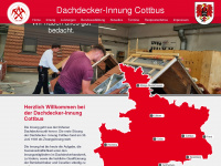 dachdecker-innung-cottbus.de Webseite Vorschau