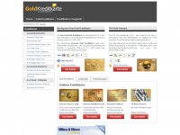 goldkreditkarte.de Webseite Vorschau